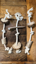 Load image into Gallery viewer, ANTLER ROPE SNAKS 100% COTTON + ELK ANTLER
